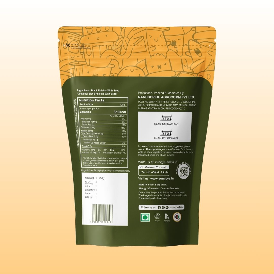 Premium Afghani Black Raisins