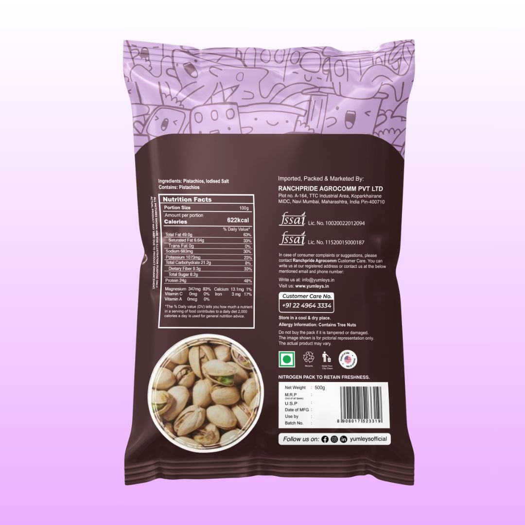Roasted & Salted California Pistachios