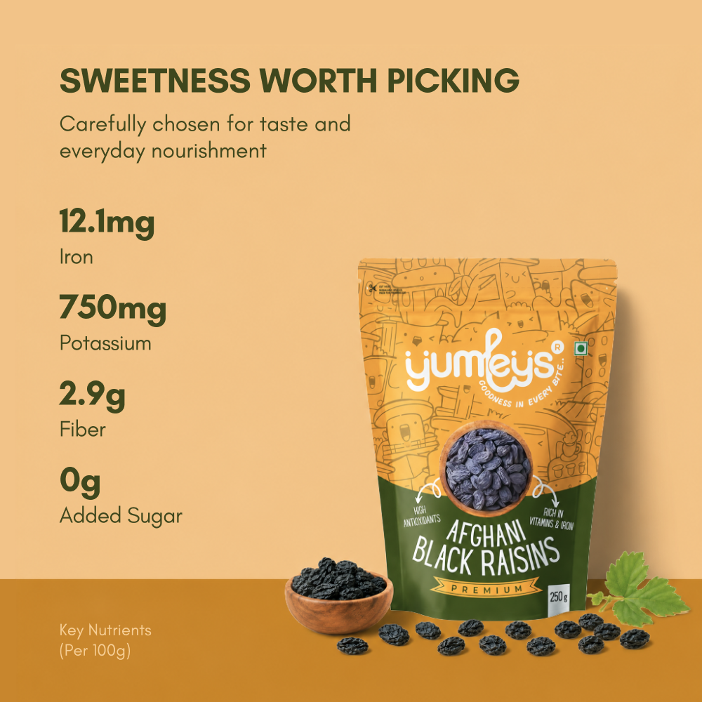 Premium Afghani Black Raisins