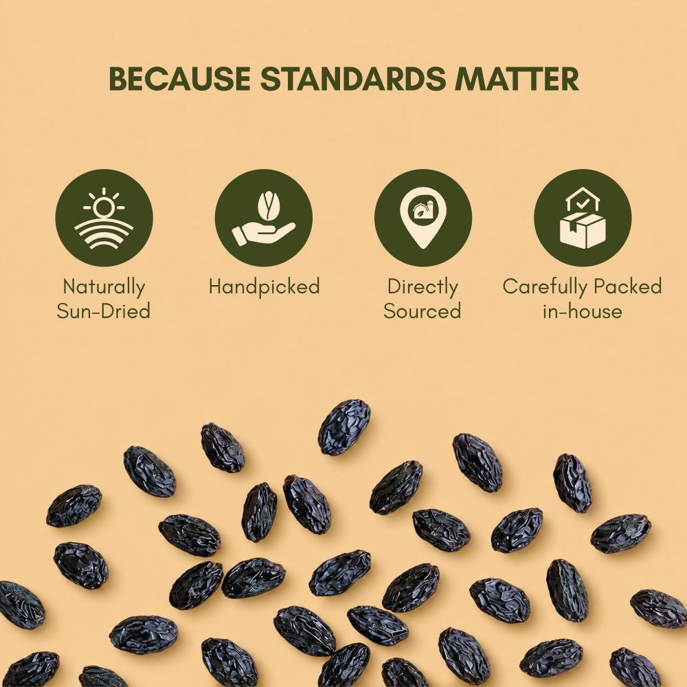 Premium Afghani Black Raisins