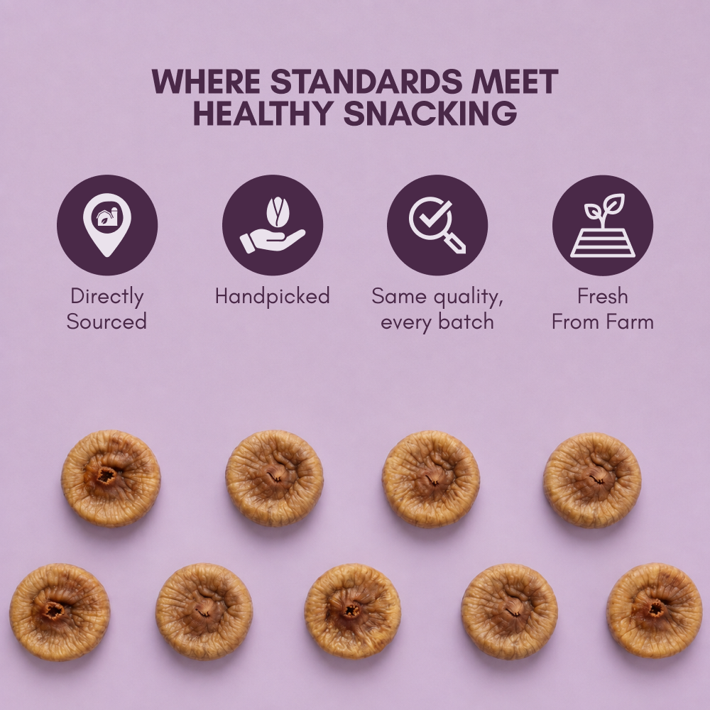 Yumleys Premium Shahi Anjeer 200g – Afghani Dried Figs | Rich in Fiber & Vitamins | Healthy Low-Fat Snack