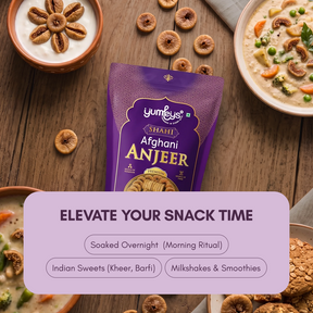 Yumleys Premium Shahi Anjeer 200g – Afghani Dried Figs | Rich in Fiber & Vitamins | Healthy Low-Fat Snack